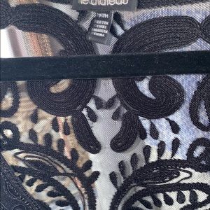 Le chateau black lace dress